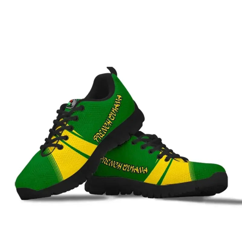 French Guiana Coat Of Arms Sneaker Cricket RLT8