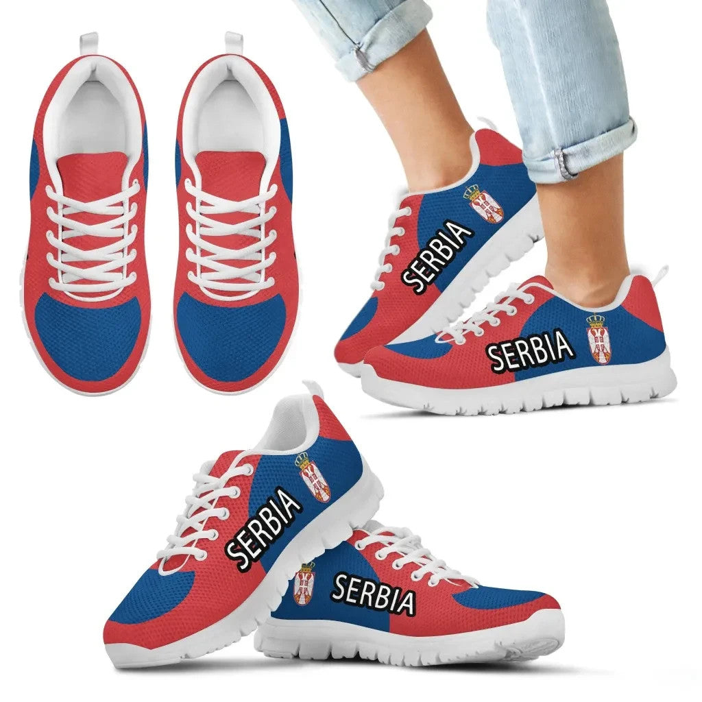 Serbia Running Shoes Coat Of Arms RLT7