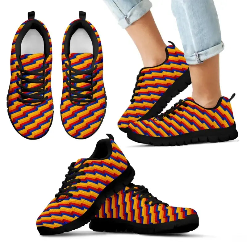 Armenian Shoes - Armenia Flag Pattern RLT8