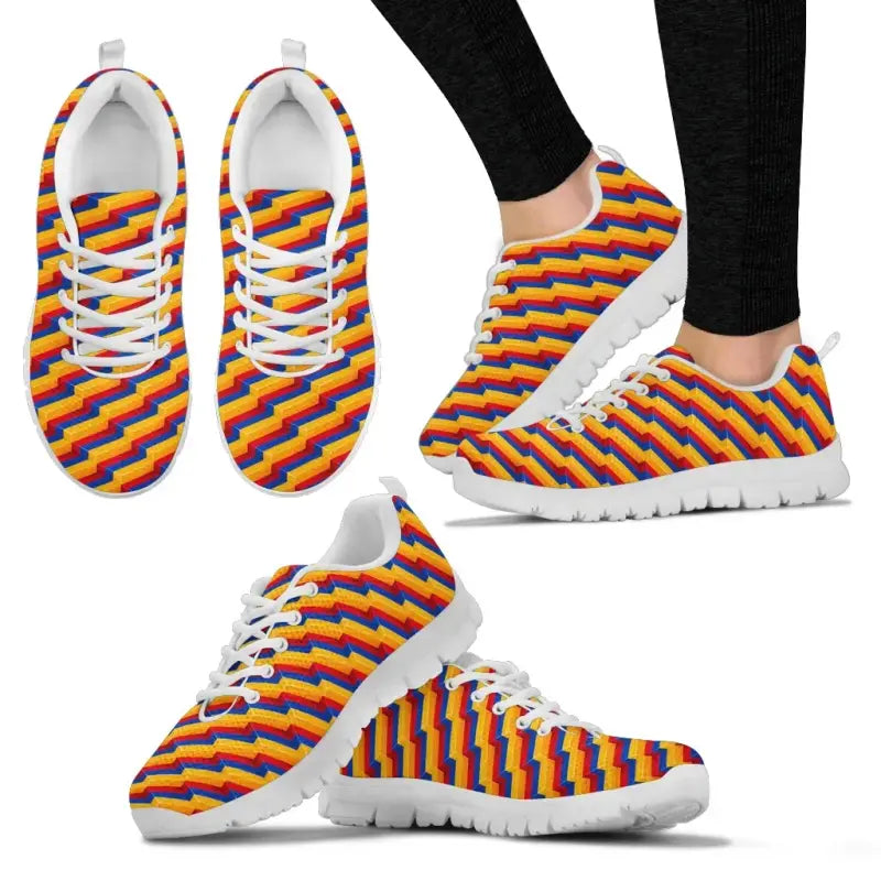 Armenian Shoes - Armenia Flag Pattern RLT8