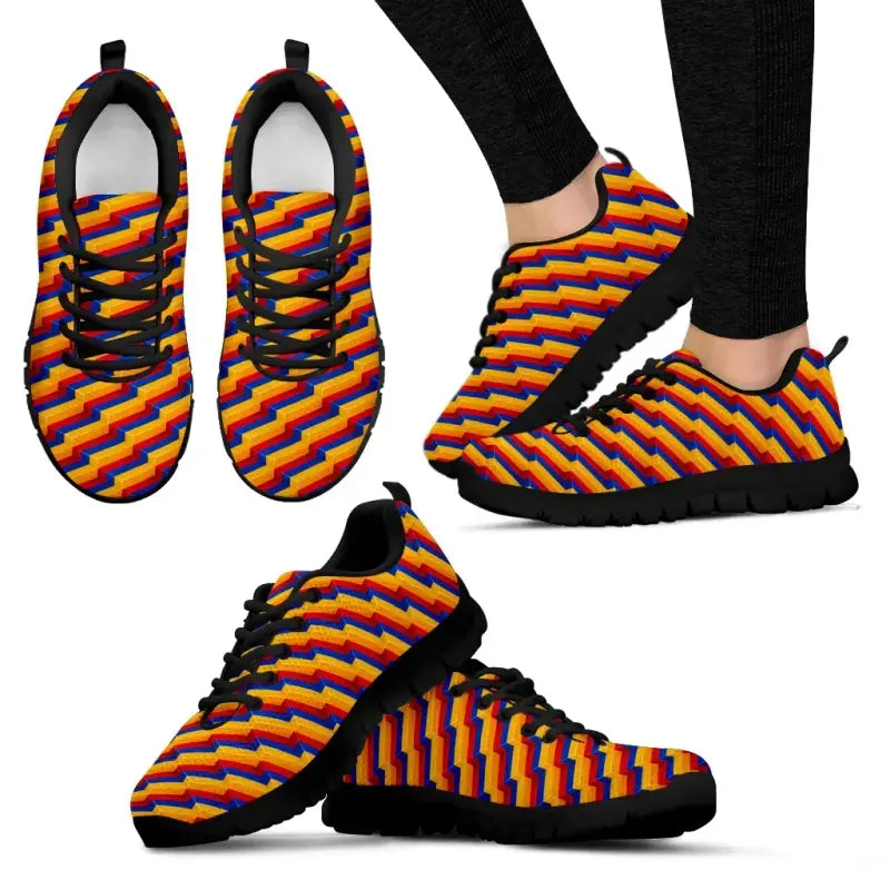 Armenian Shoes - Armenia Flag Pattern RLT8