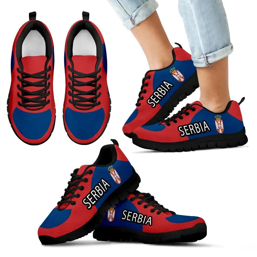 Serbia Running Shoes Coat Of Arms RLT7