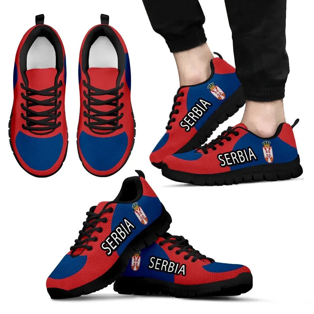 Serbia Running Shoes Coat Of Arms RLT7