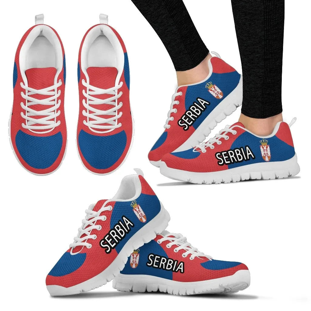 Serbia Running Shoes Coat Of Arms RLT7