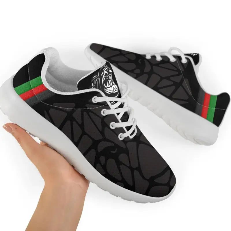 Wonder Print Shop Sport Sneakers - Afghanistan Coat Of Arm and Flag, LeoPard Patterns RLT8
