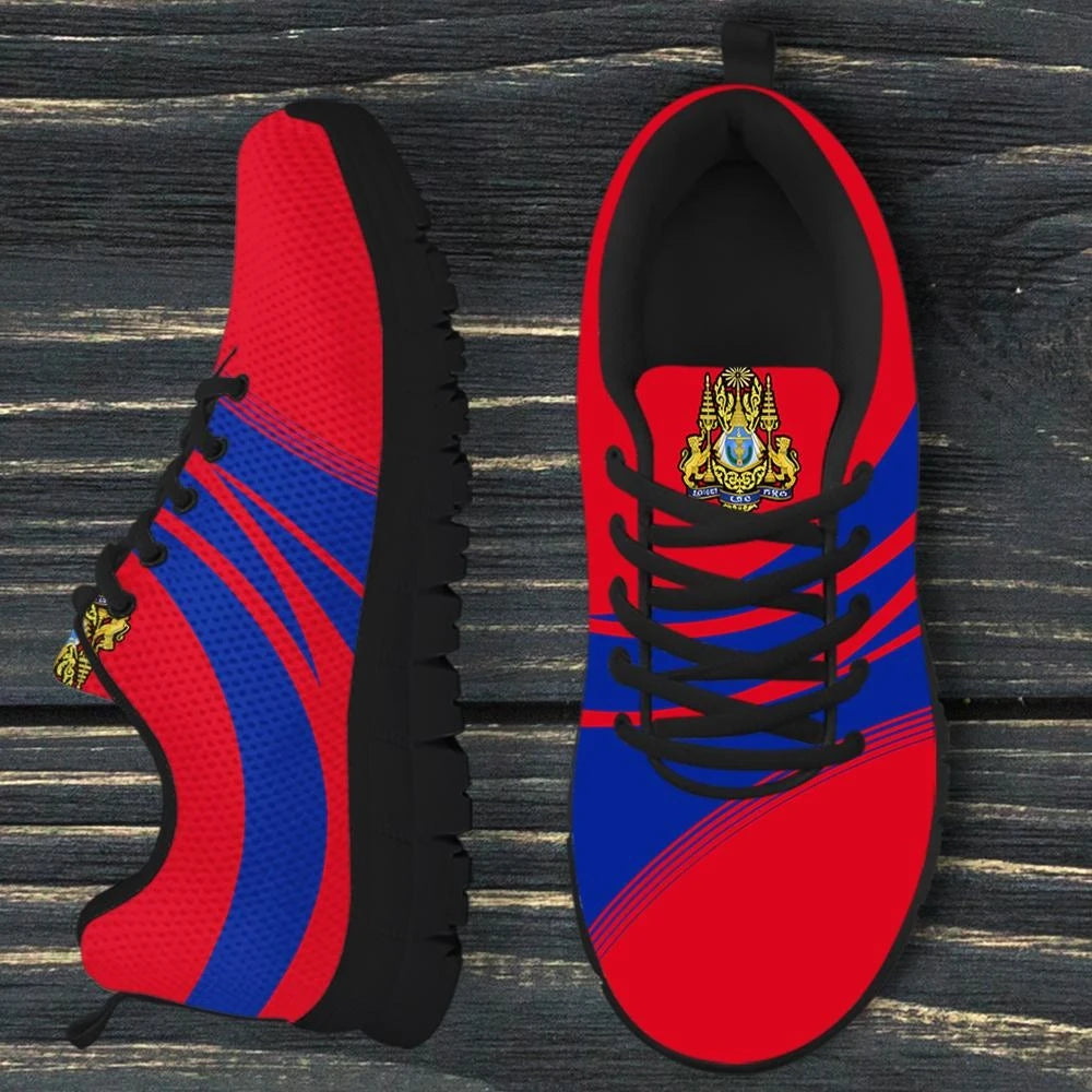 Cambodia Coat Of Arms Sneaker Cricket RLT7