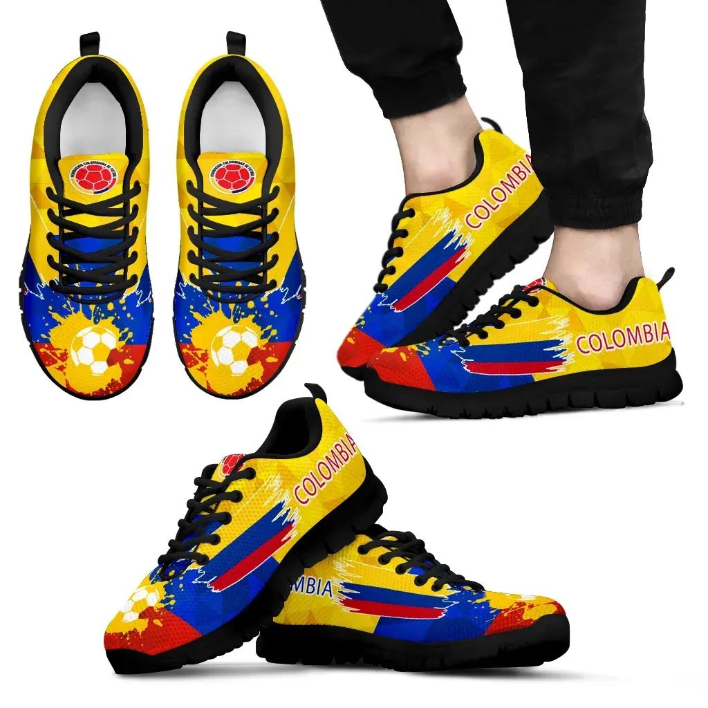 Colombia Flag Sneaker (Shoe) Men's/Women's RLT7