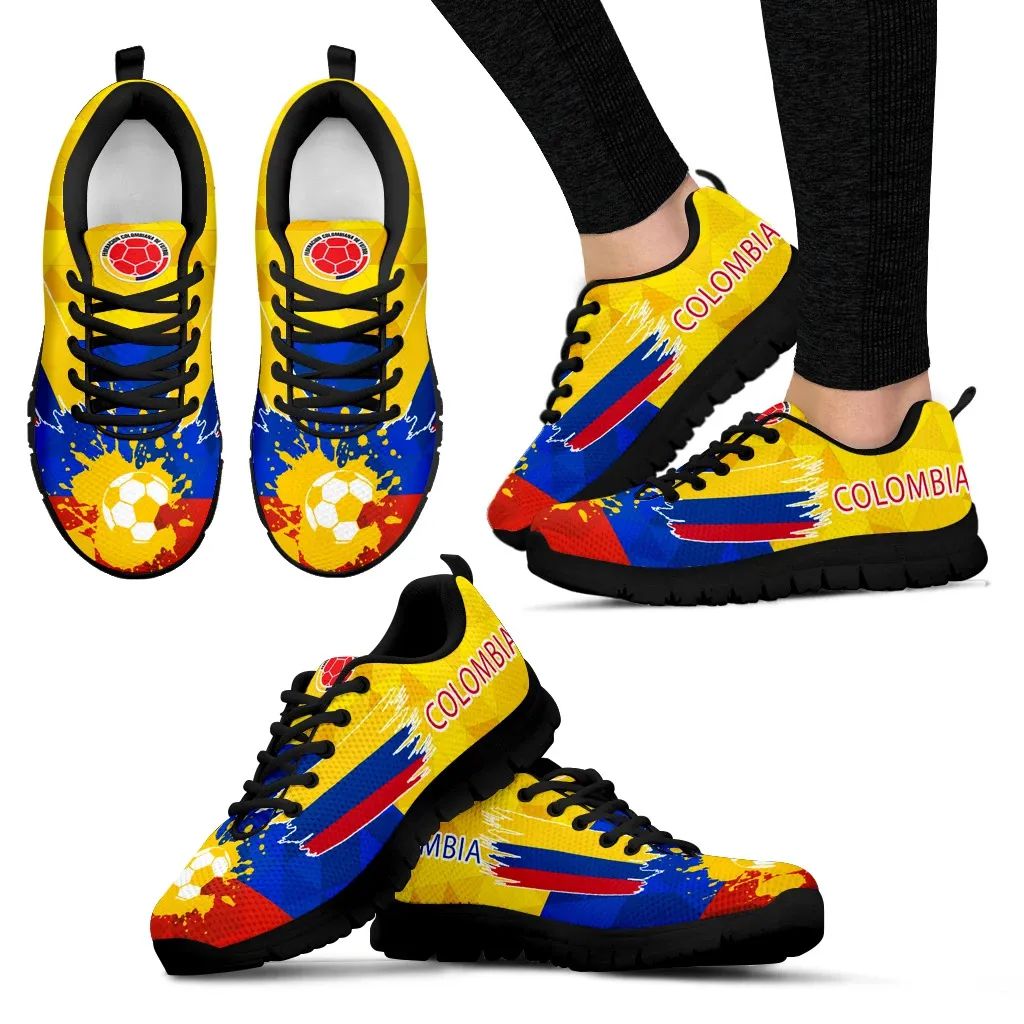Colombia Flag Sneaker (Shoe) Men's/Women's RLT7