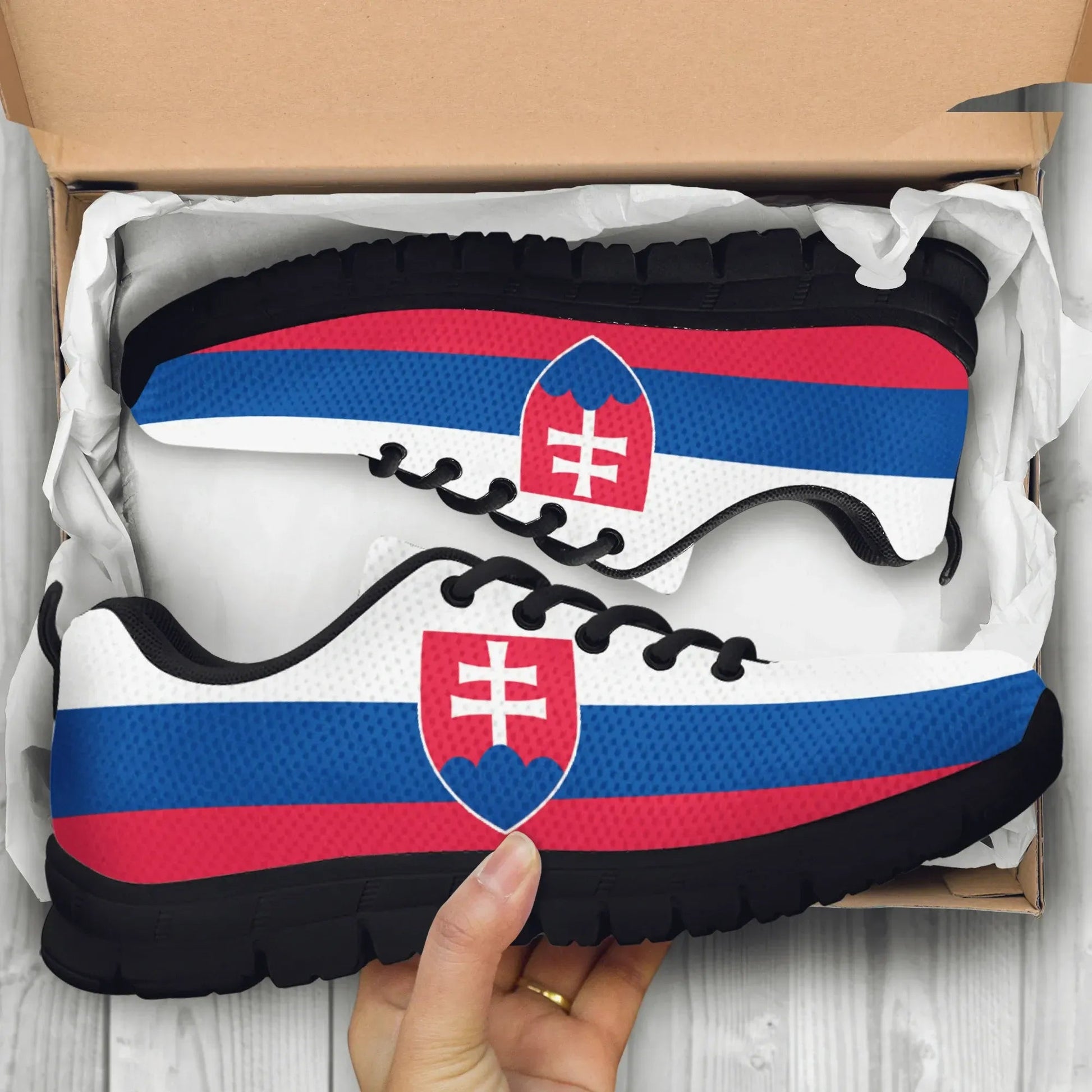 Slovakia Flag Slovakia Shoes RLT13
