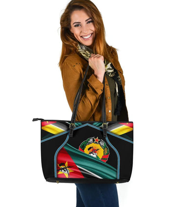 Mozambique Leather Tote Bag RLT7