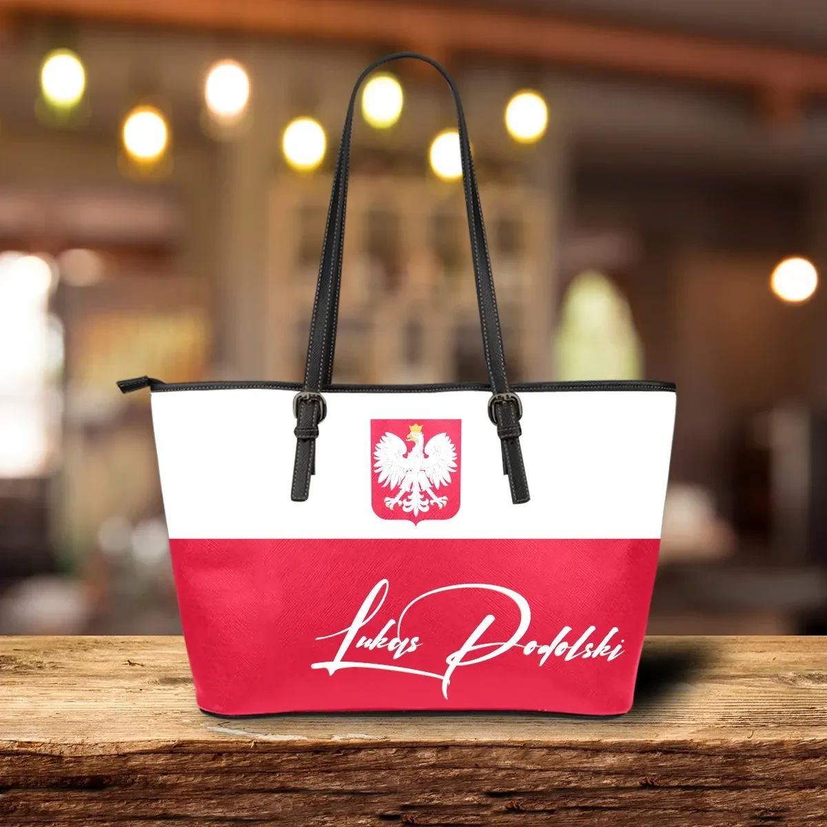 (Custom) Poland Leather Tote Bag Personal Signature RLT7
