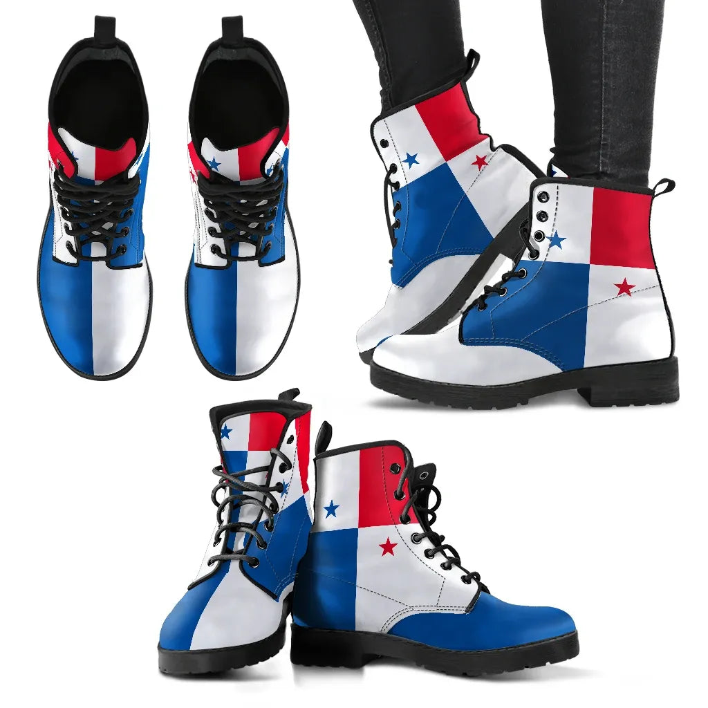 Panama Leather Boots Original Flag RLT13