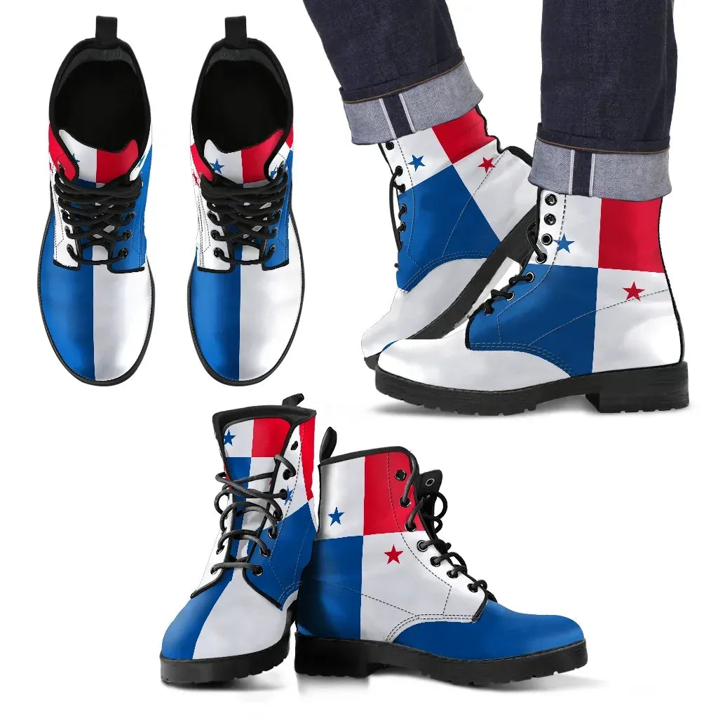 Panama Leather Boots Original Flag RLT13