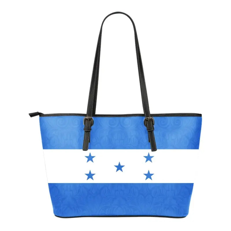 Honduras Bag - Honduras Flag Leather Tote Bag RLT8