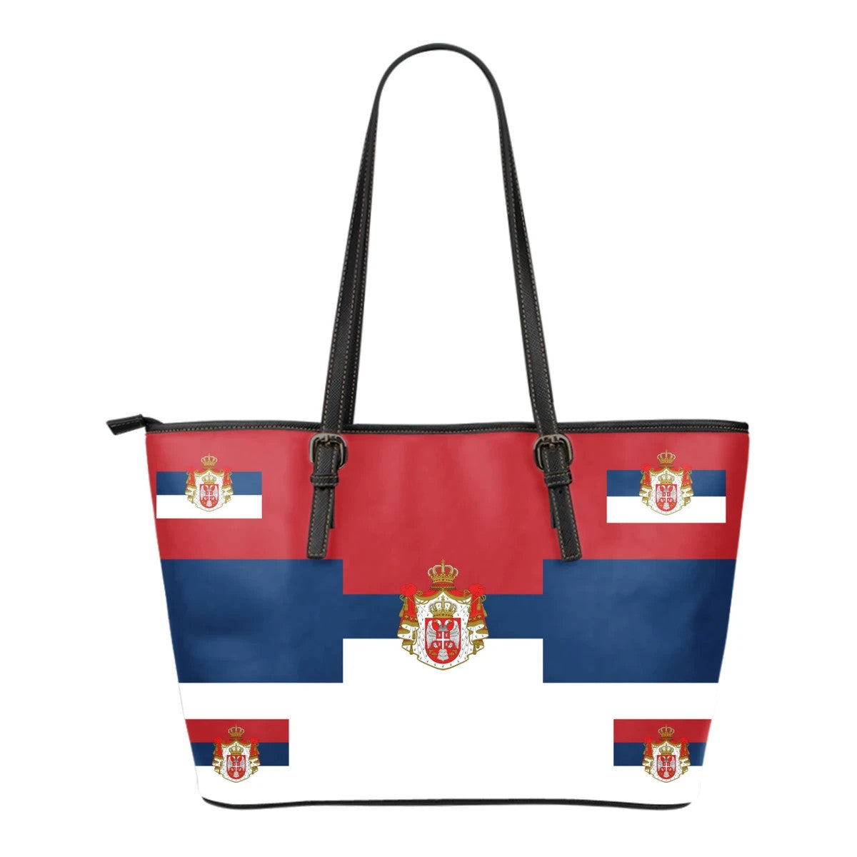 Kingdom Of Serbia Bags - Leather Totes Flag RLT7