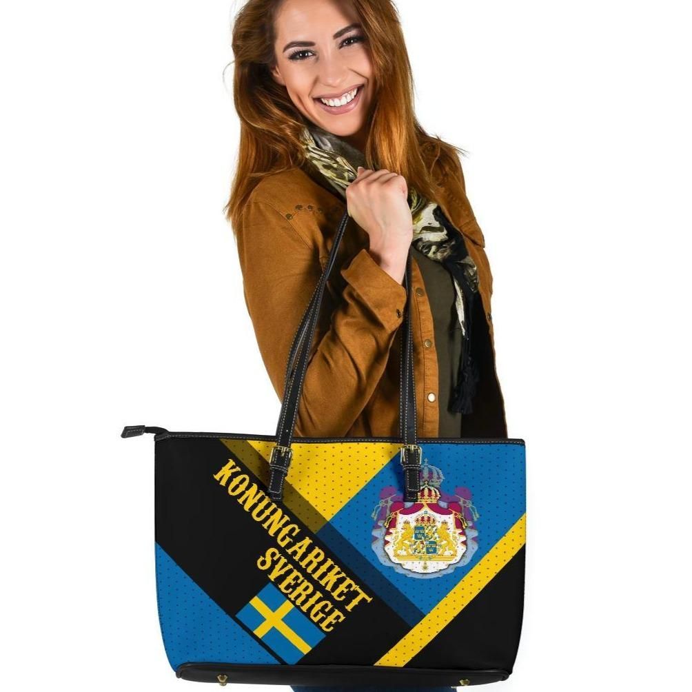 Sweden Leather Tote Bag Kingdom Of Sweden RLT7