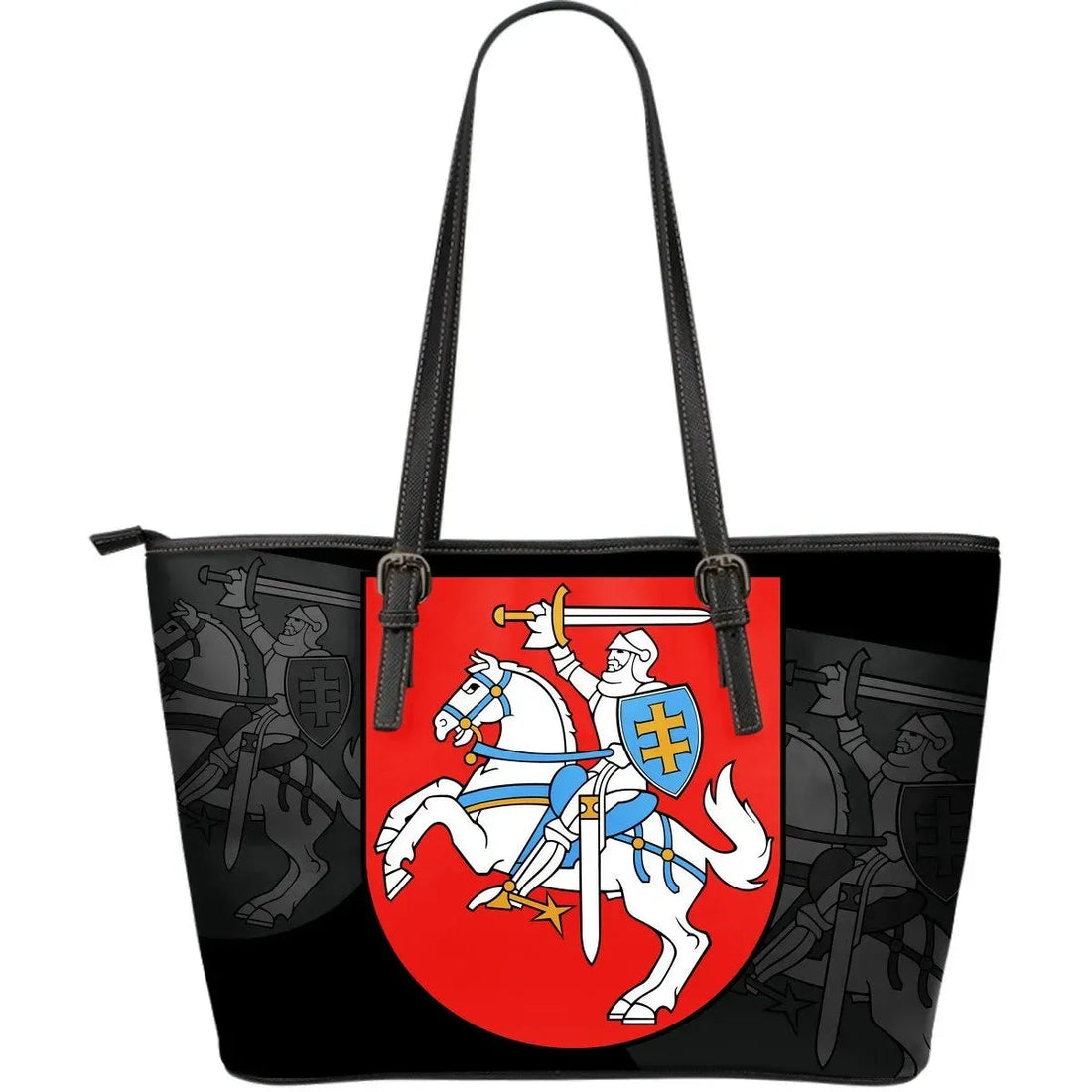 Lithuania Leather Tote Bag (Size) RLT6
