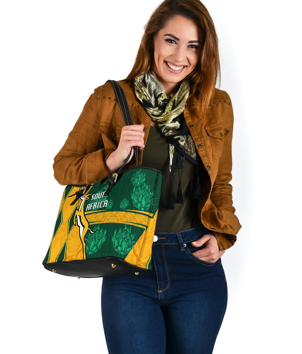 South Africa Leather Tote Springboks Rugby Be Fancy RLT8