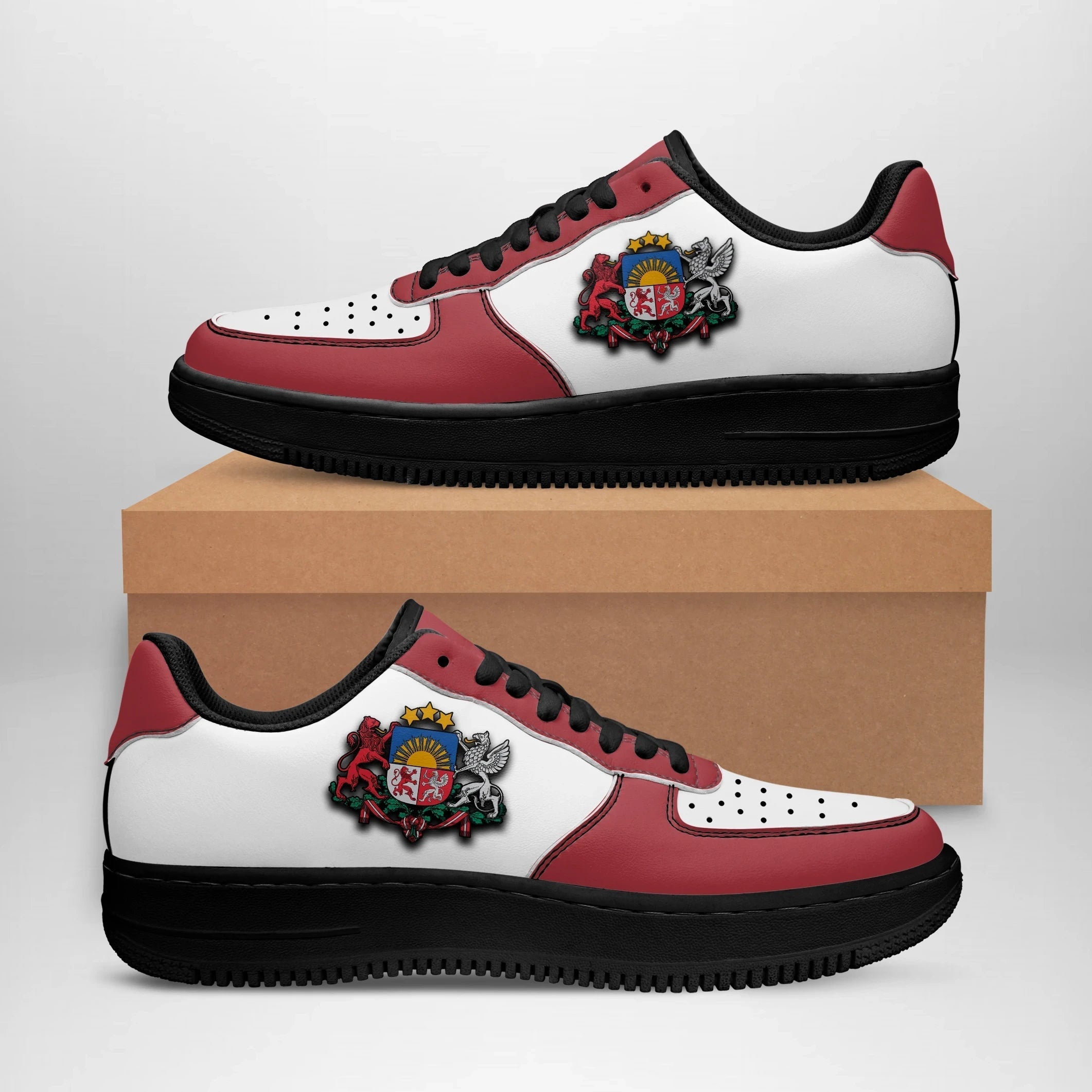 Latvia Sneakers - Like Air Force 1 (Women/Men) RLT6