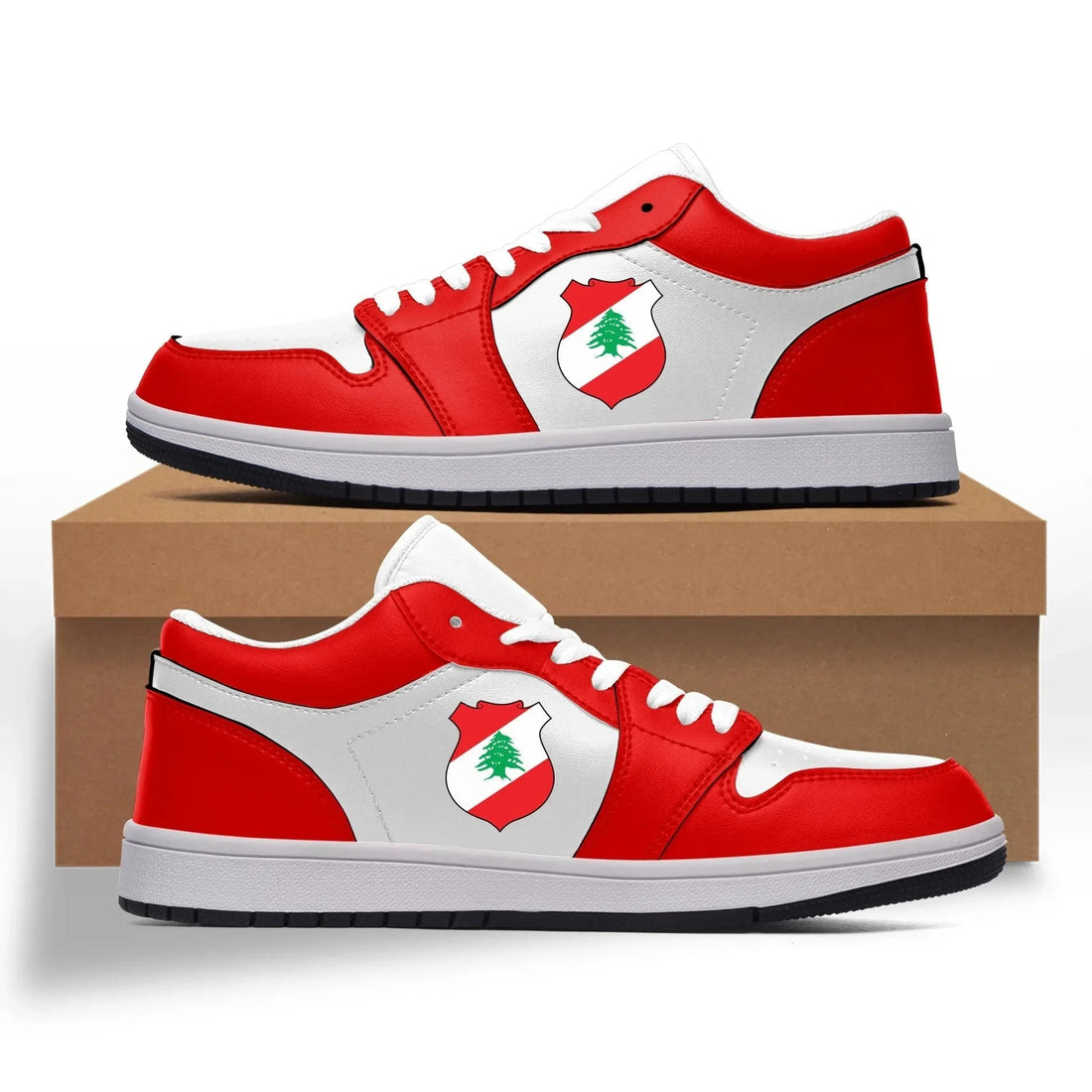 Lebanon Low Gym Red White - Sneakers RLT6
