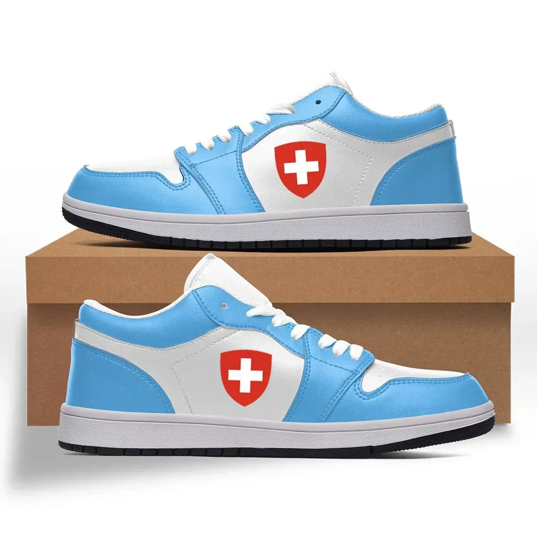 Switzerland Low Top Sneakers Unc Blue Sneakers RLT13
