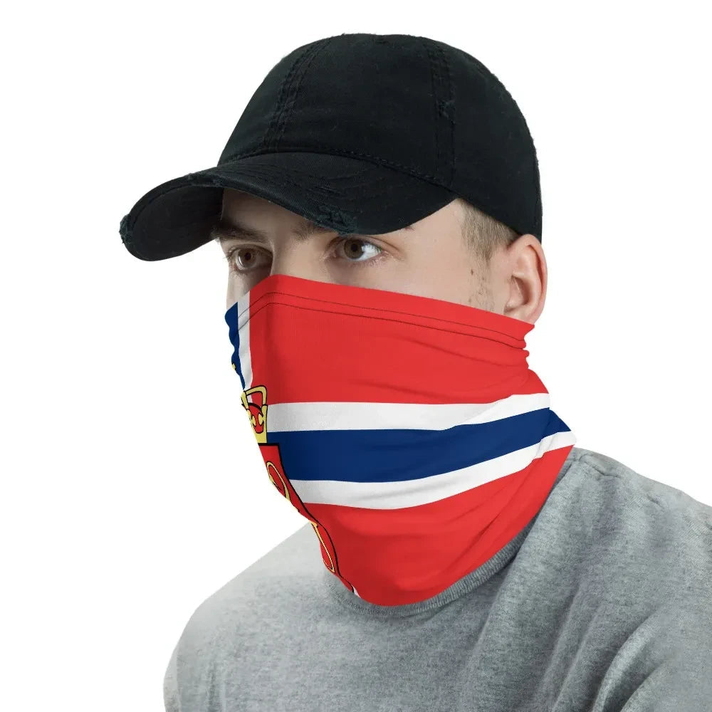 Norway Neck Gaiter Flag Coat Of Arms RLT7