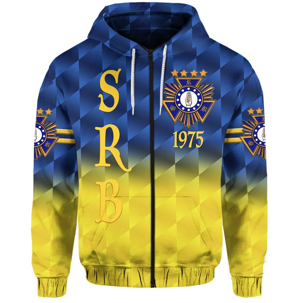 Scouts Royale Brotherhood SRB Zip Hoodie Original Style Blue LT8