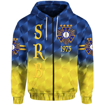Scouts Royale Brotherhood SRB Zip Hoodie Original Style Blue LT8