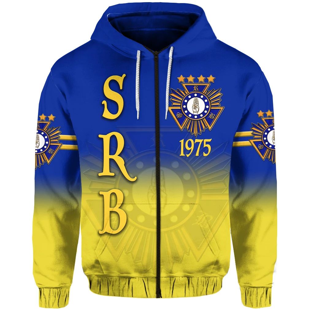 Scouts Royale Brotherhood SRB Zip Hoodie Original Style Blue NO.1 LT8