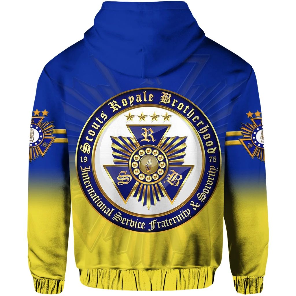 Scouts Royale Brotherhood SRB Zip Hoodie Original Style Blue NO.1 LT8