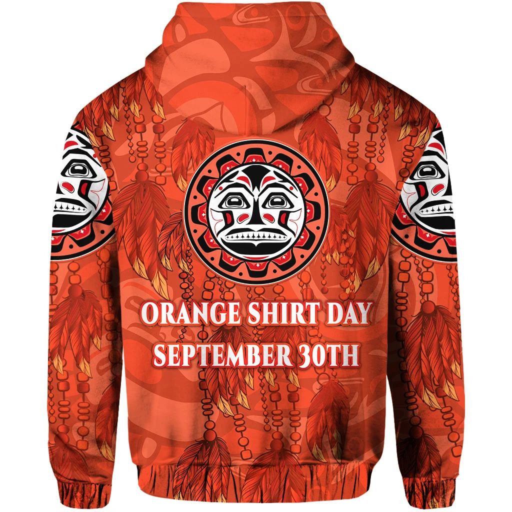 Orange Shirt Day Zip Hoodie Every Child Matters Dreamcatcher Aboriginal LT8