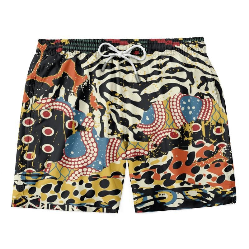 African Patchwork Men's Short LT20