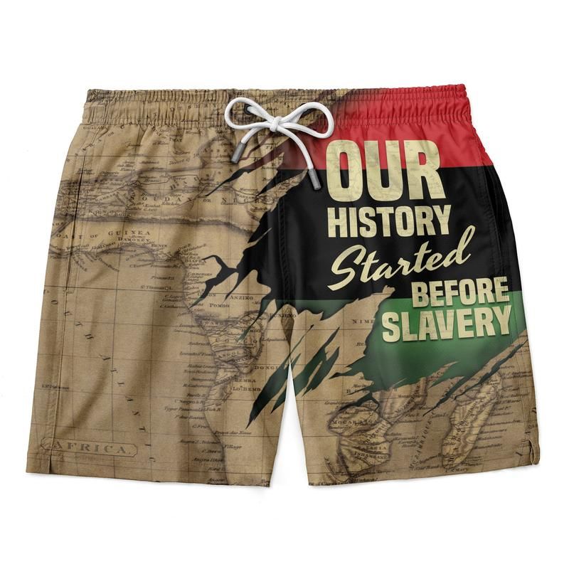 Power African Map Men's Shorts LT20
