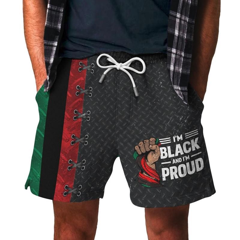Black And Proud Men's Short LT20