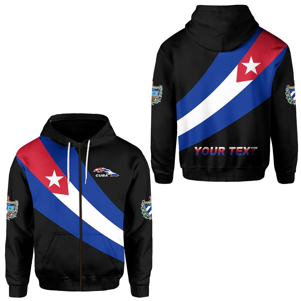 Custom Pride Cuba Zip Hoodie LT13