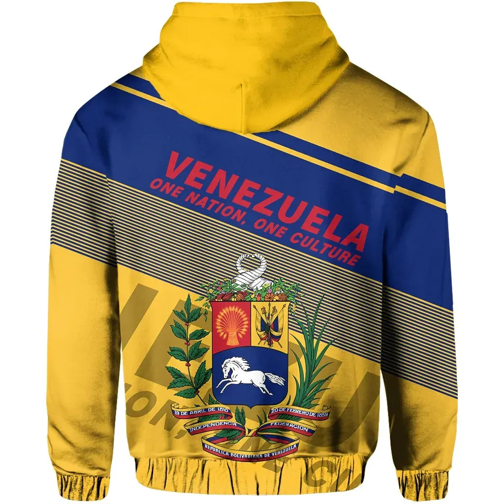 Venezuela Hoodie Flag Motto Limited Style RLT7