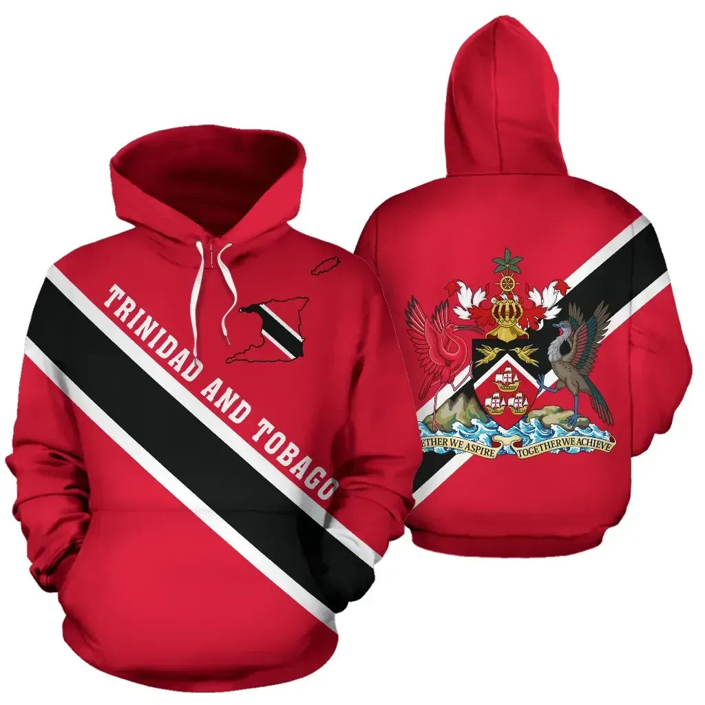 Trinidad and Tobago Hoodie Flag RLT6