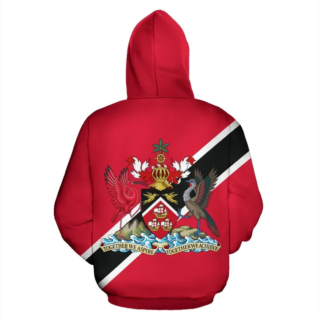 Trinidad and Tobago Hoodie Flag RLT6