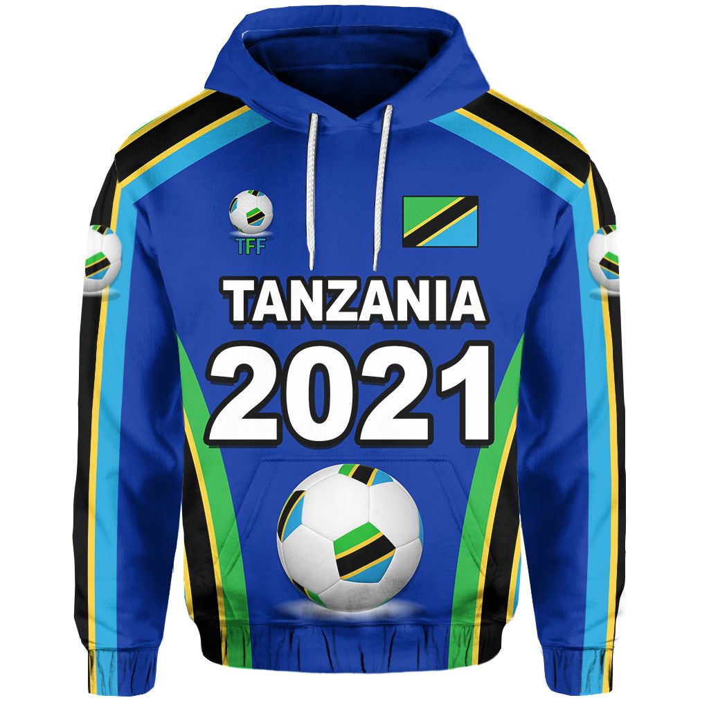 Tanzania Football Team 2021 Mix Flag Hoodie LT20
