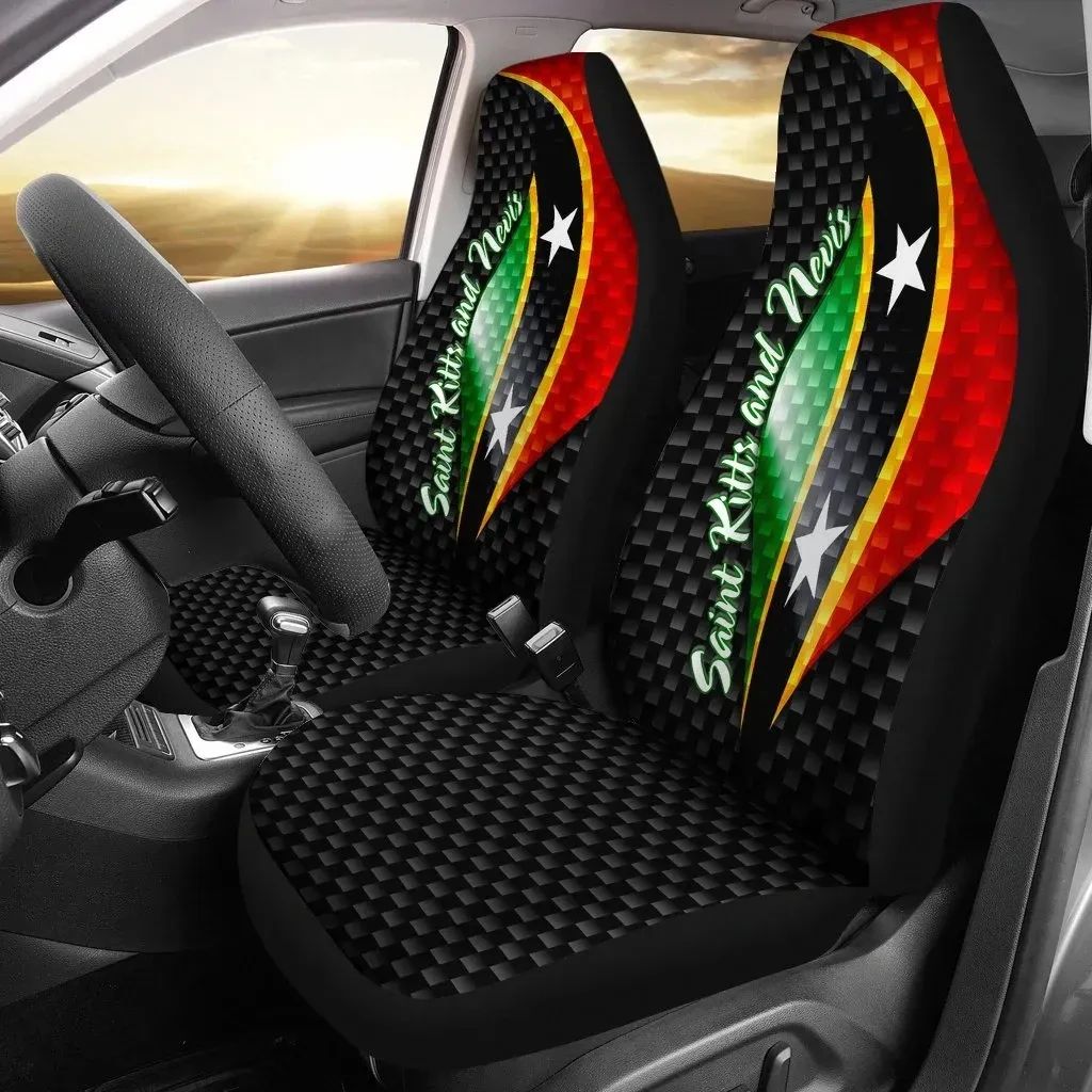 Saint Kitts and Nevis Car Seat Covers Saint Kitts and Nevis Flag LT13