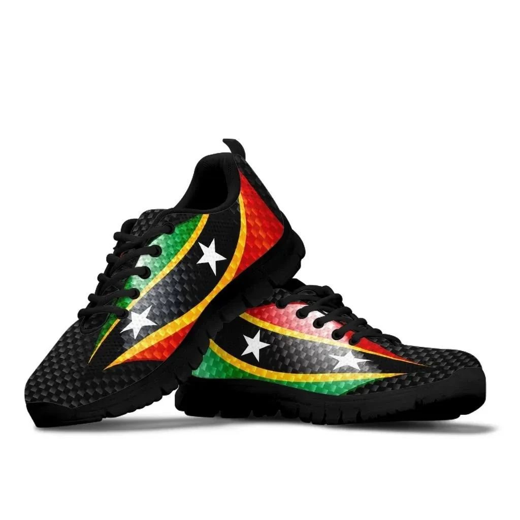 Saint Kitts and Nevis Sneakers Saint Kitts and Nevis Flag LT13
