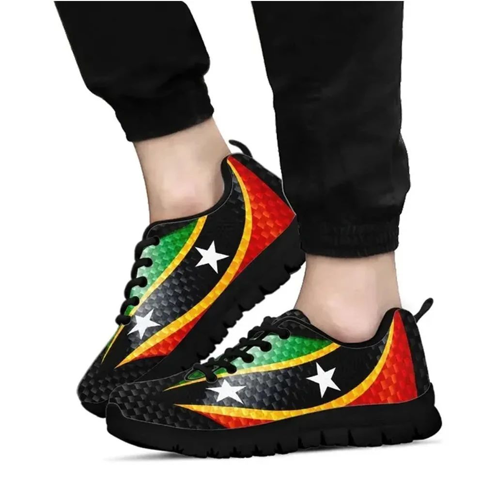 Saint Kitts and Nevis Sneakers Saint Kitts and Nevis Flag LT13