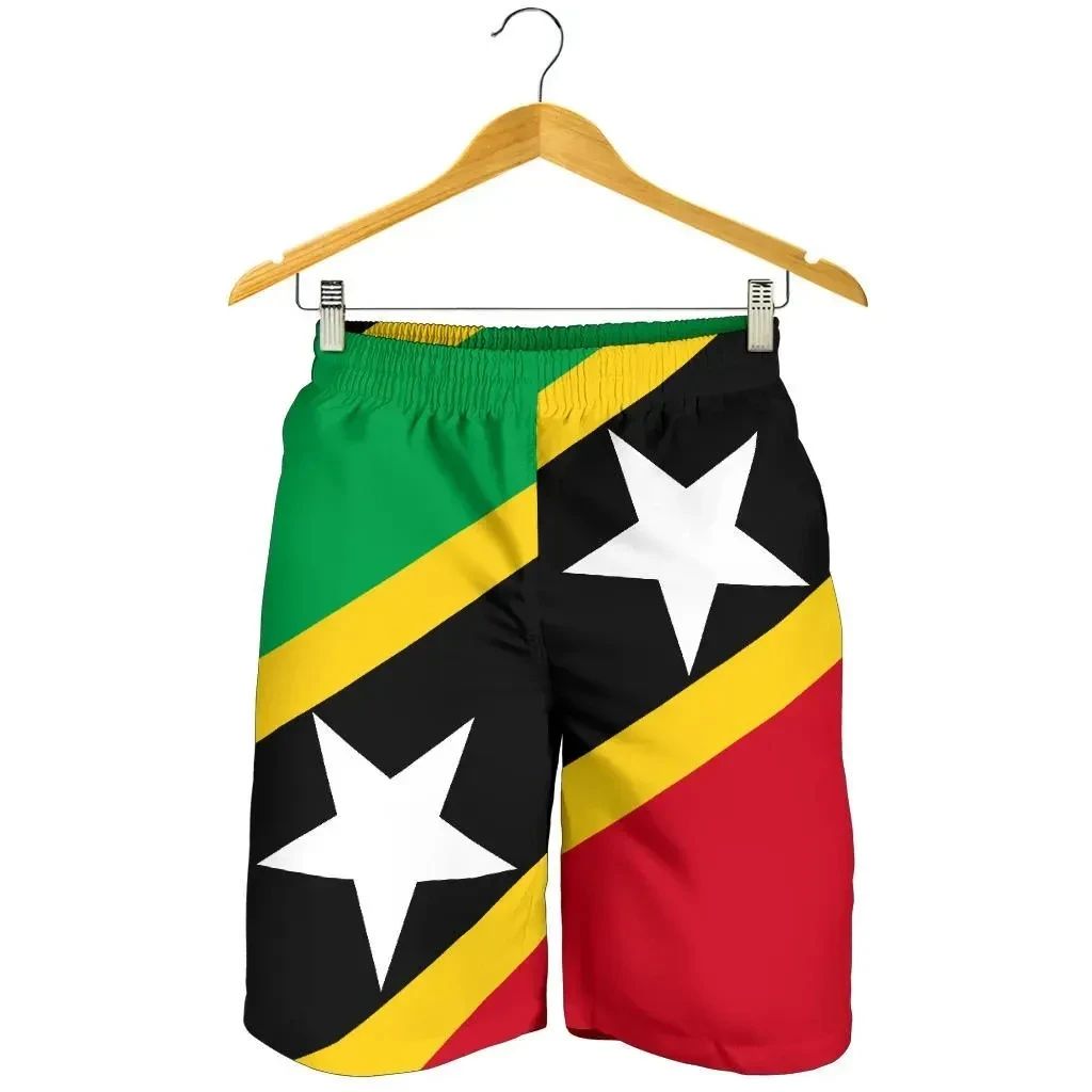 Saint Kitts and Nevis Men Shorts Saint Kitts and Nevis Flag Style LT13