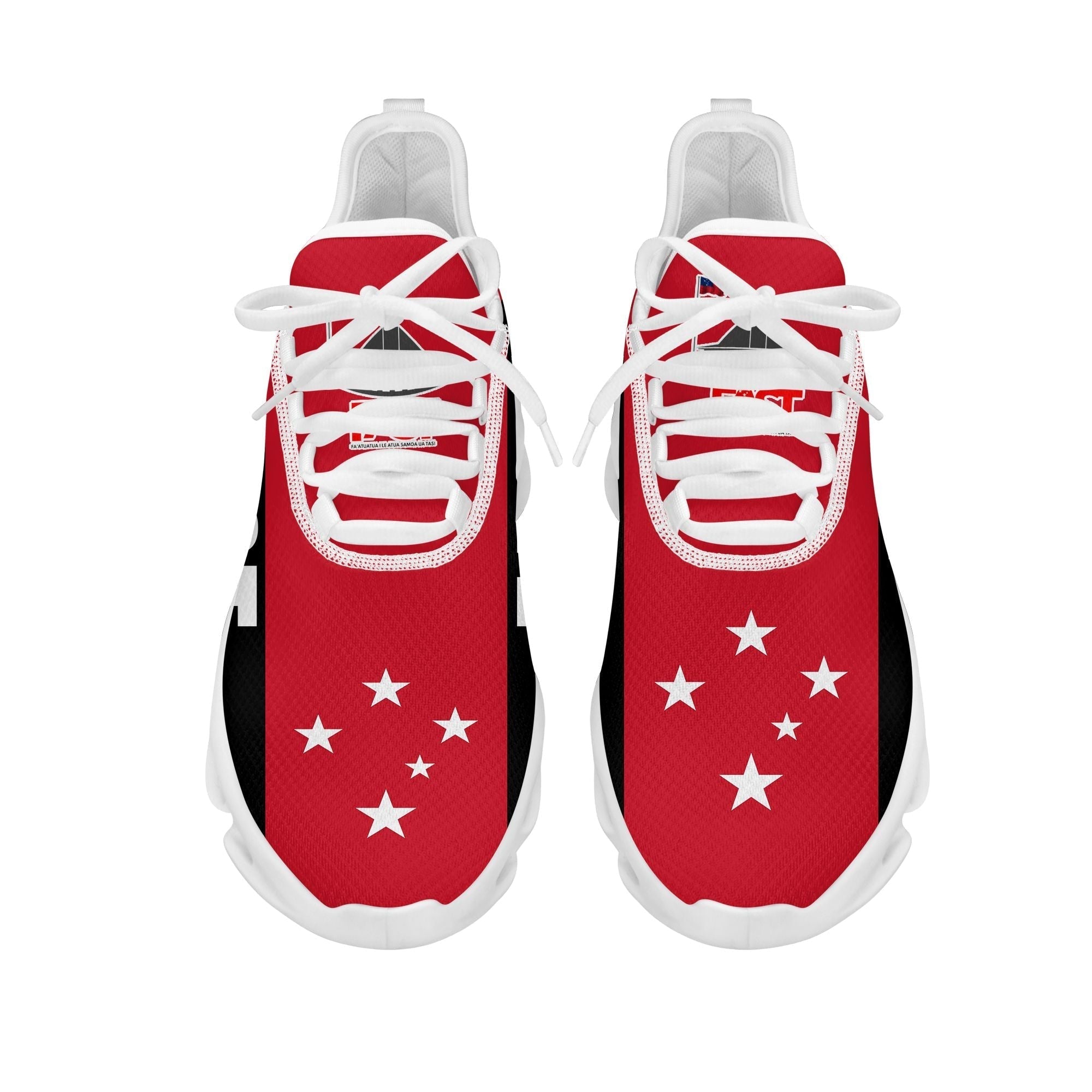 Polynesian Footwear FAST Party Samoa Flag Sport Clunky Sneakers LT10