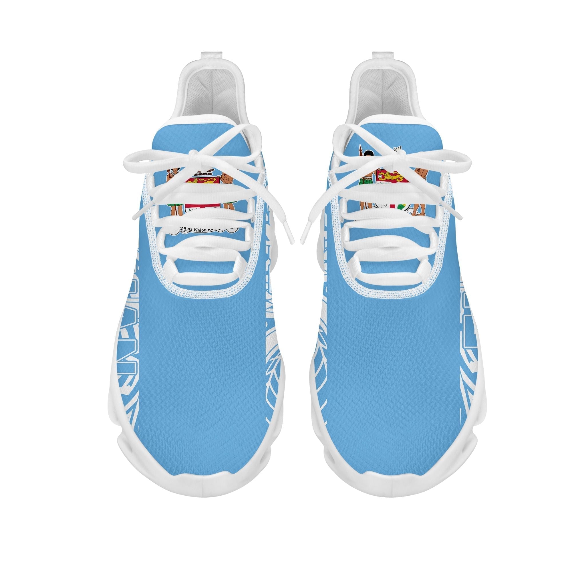 Polynesian Footwear Fiji Flag Maori Sport Clunky Sneakers LT10
