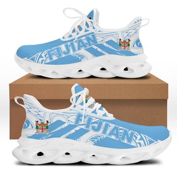 Polynesian Footwear Fiji Flag Maori Sport Clunky Sneakers LT10