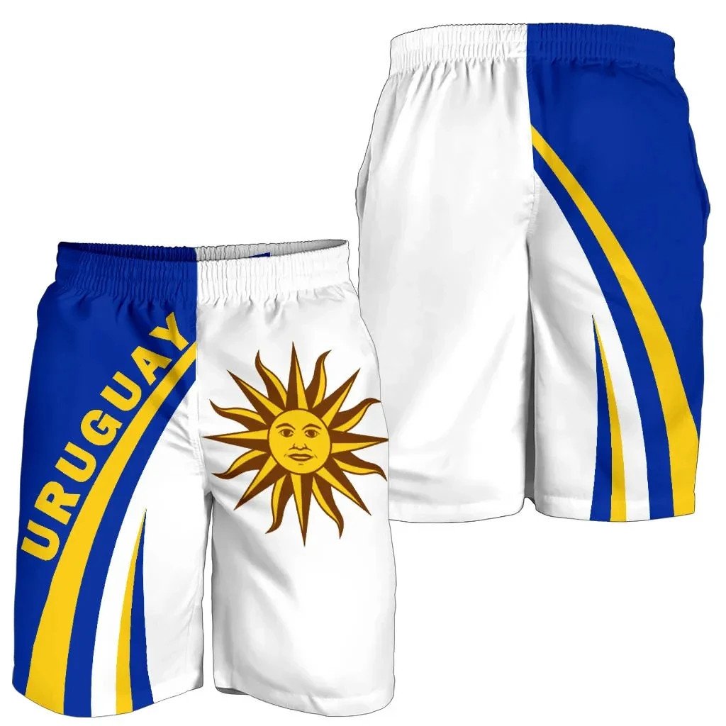 Uruguay Coat of Arms Men Shorts Style LT13