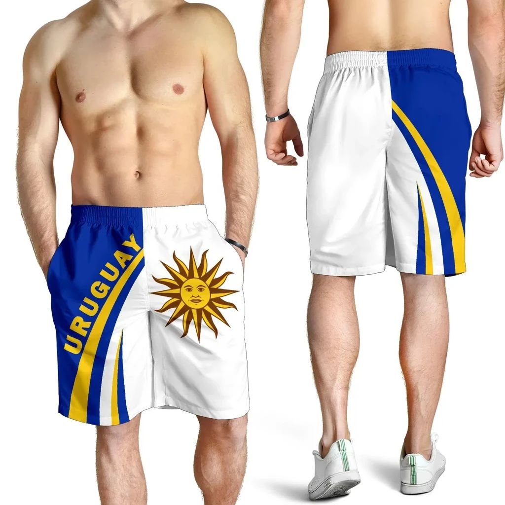 Uruguay Coat of Arms Men Shorts Style LT13