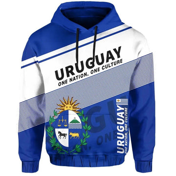 Uruguay Hoodie Coat Of Arms Limited LT13