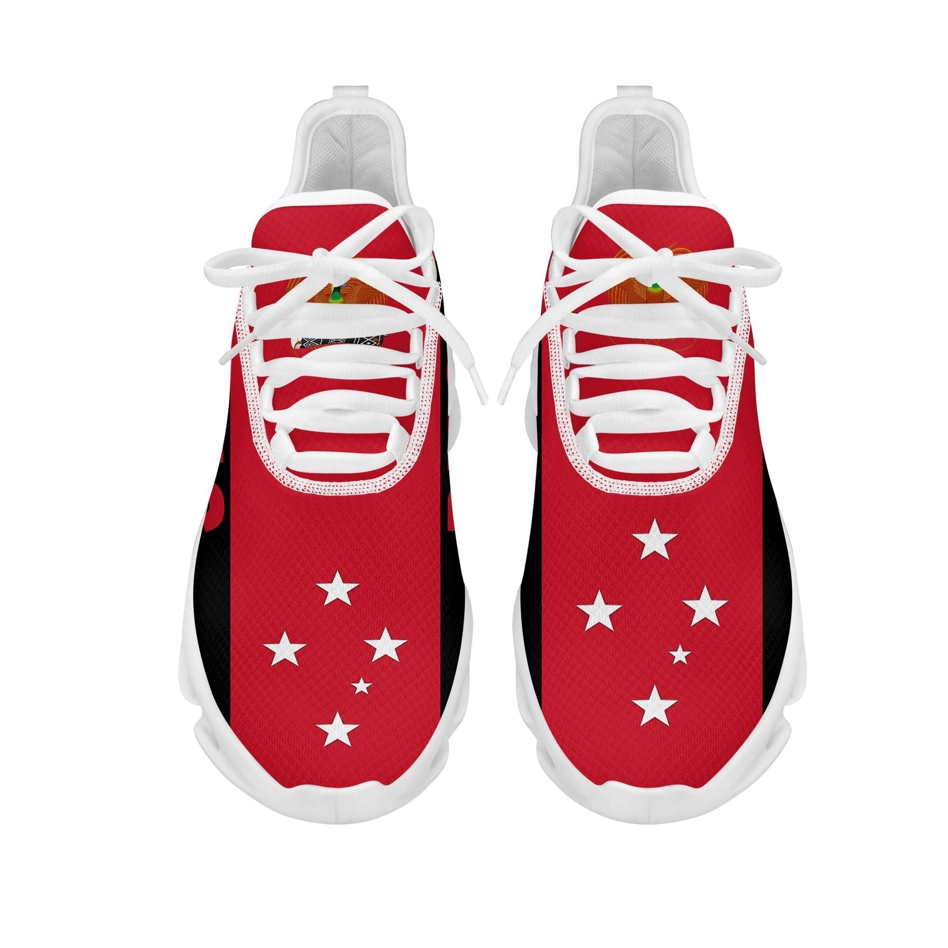 Polynesian Footwear Papua New Guinea Flag Sport Clunky Sneakers LT10